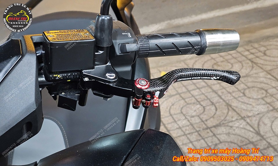 Tay thắng CRG Carbon lắp chuẩn xe  ADV 150/160, PCX 160, Vario 160 (2 đĩa)